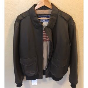 Air Force Airborne Leather Jacket *NWOT*
